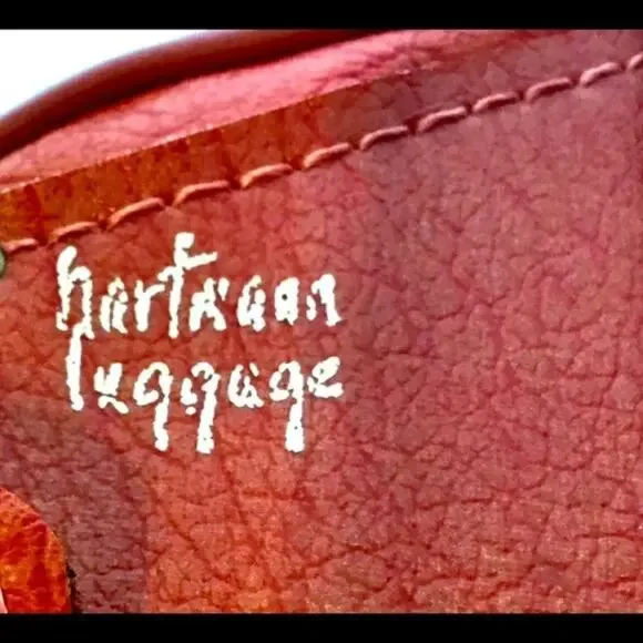 Hartmann Carry-On Bag Luggage Vintage Orange Retro Shoulder Strap Classic Travel
